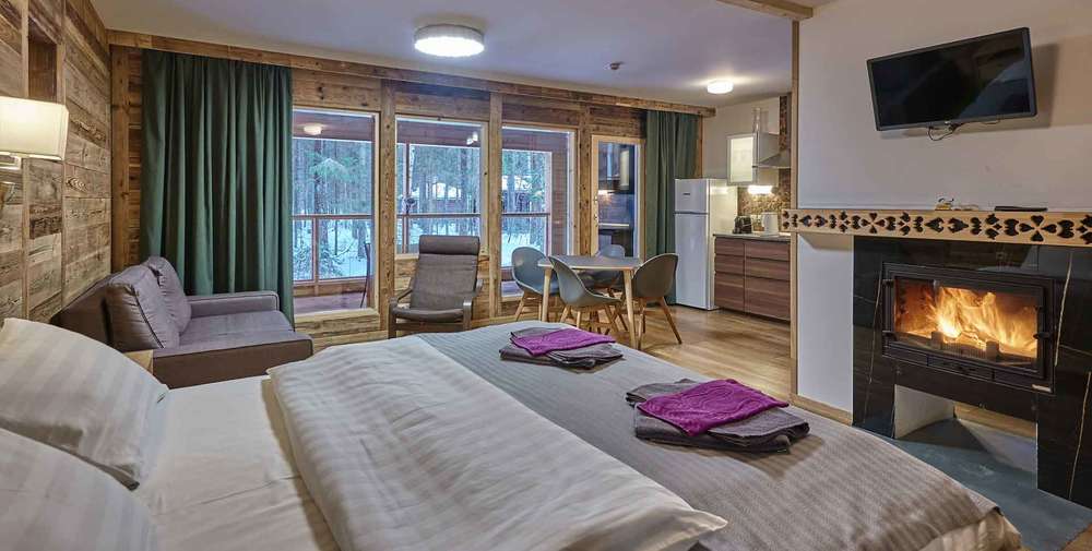 тепло живого огня